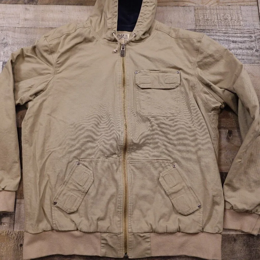 Duluth Trading Co fire hose‎ chore jacket men's XL tall waffle thermal lined
